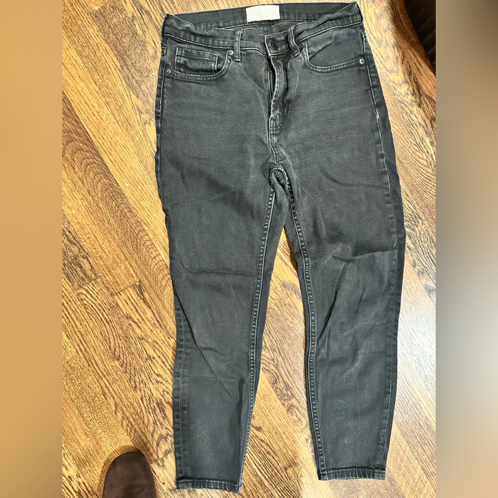 Everlane Charcoal Denim Pants